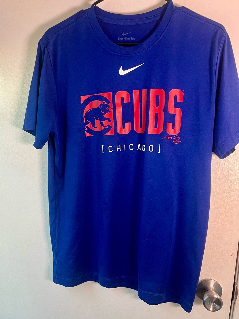 Nike Royal Blue Chicago Cubs Graphic Short Sleeve Tee